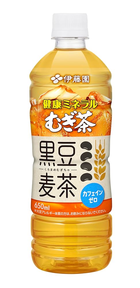 Amazon | 伊藤園 健康ミネラルむぎ茶 黒豆麦茶 650ml×24本